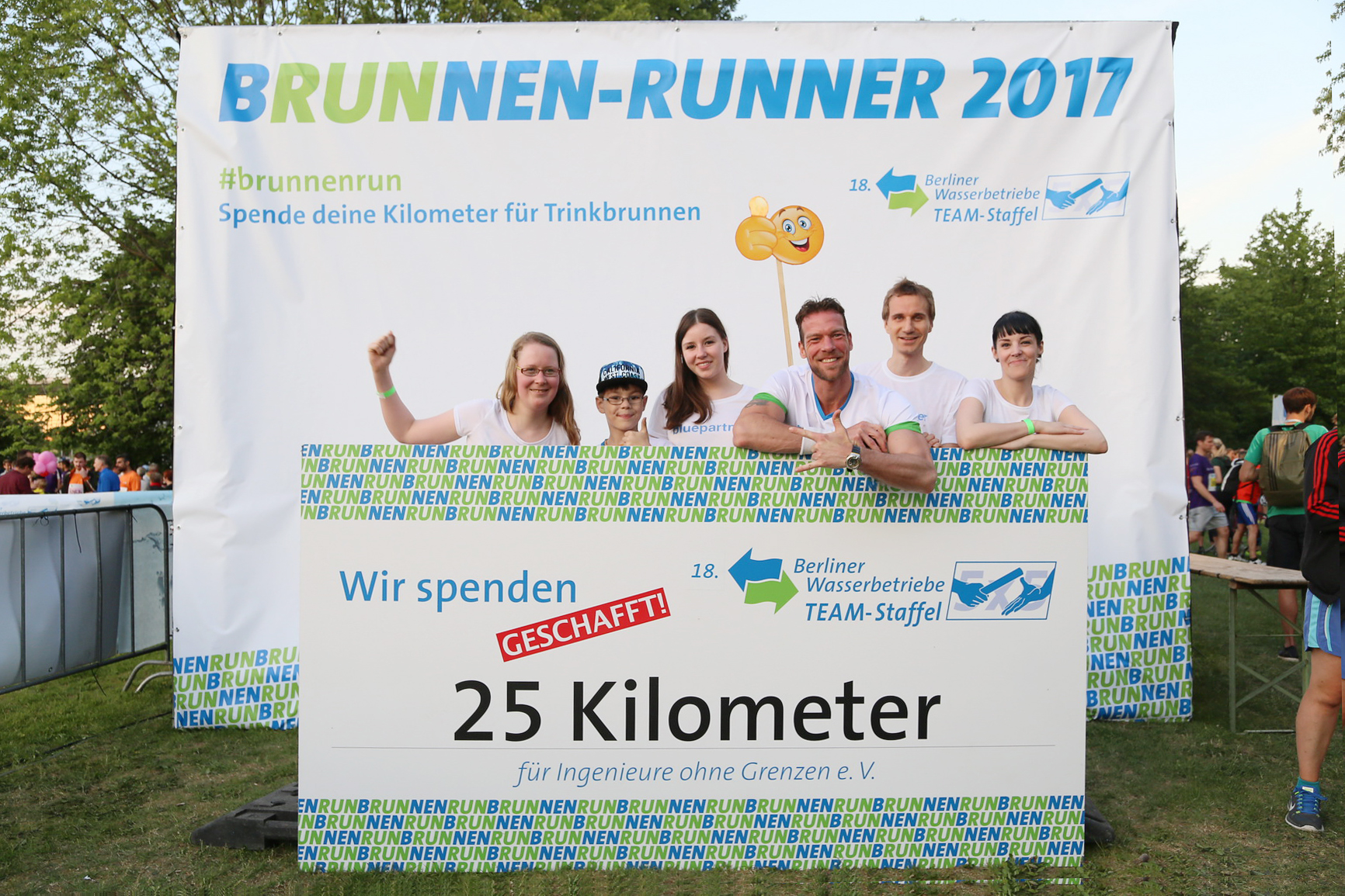 Teamstaffel 2017 – Wir spenden 25 km