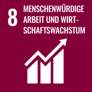 Ziele für Nachhaltige Entwicklung - 8 menschenwürdige Arbeit und Wirtschaftswachstum